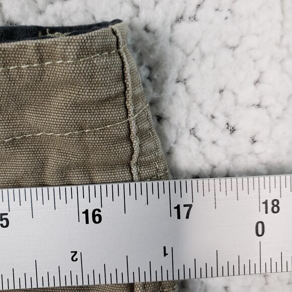 Kuhl Kanvus Jeans Mens 33x28 Brown Vintage Patina Dye Canvas Outdoor Pants - Picture 6 of 12